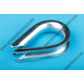 Rigging Hardware DIN6899b carbono galvanizado cuerda de alambre de acero dedal